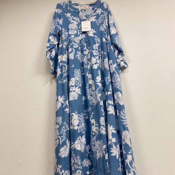 NWT HOUSE OF LACUNA Tuscany Boho Dress Sz Large Australian Luxury Resort Wear - Picture 14 of 14